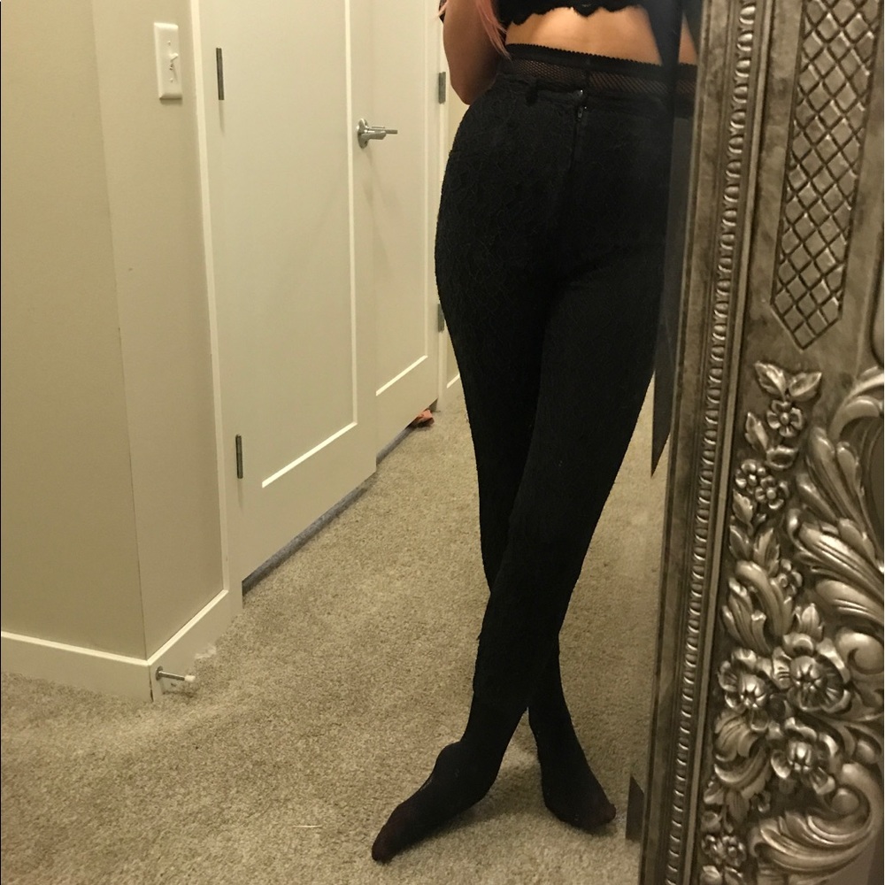 Vintage Express lace pants | size XS - Picture 3 of 5